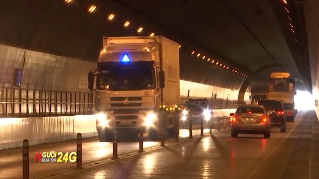 Người đưa tin 24G: Hôm nay bắt đầu đóng cửa hầm đường bộ Hải …